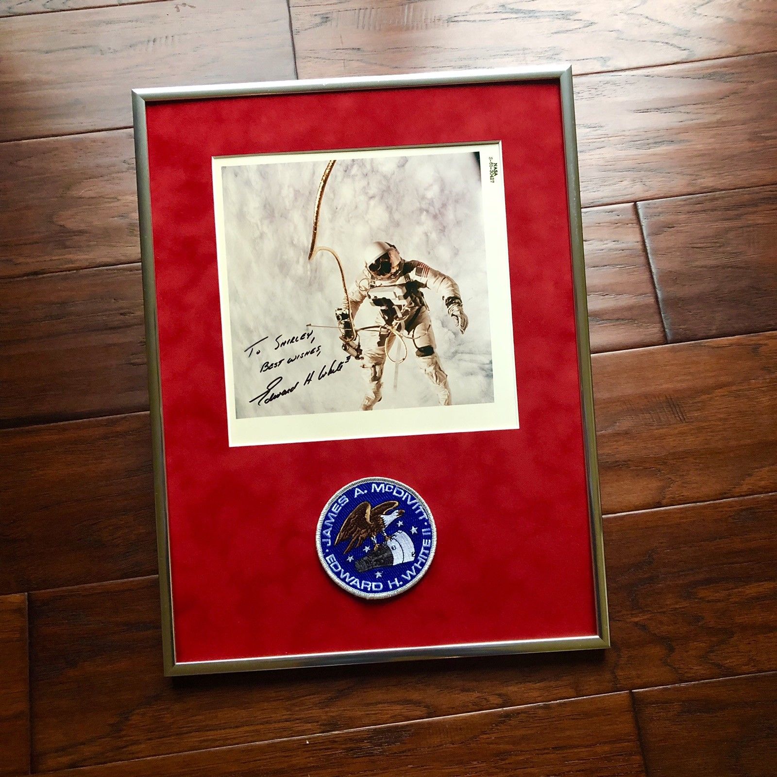 EDWARD H WHITE * PSA/DNA & Zarelli LOA * Signed Gemini IV Black Number Autograph