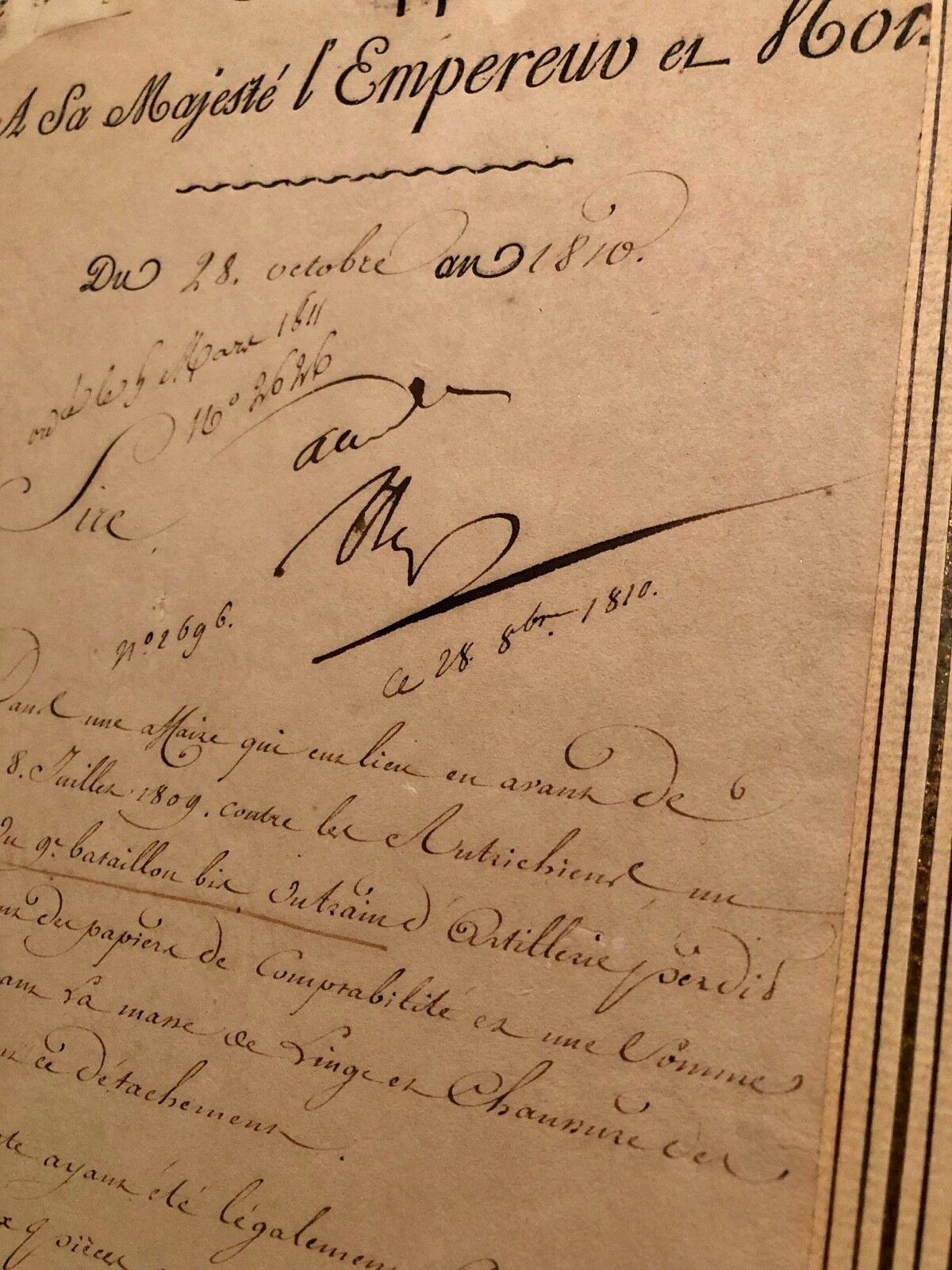 NAPOLEON BONAPARTE * PSA/DNA * AUTOGRAPH War Manuscript SIGNED * Emperor France