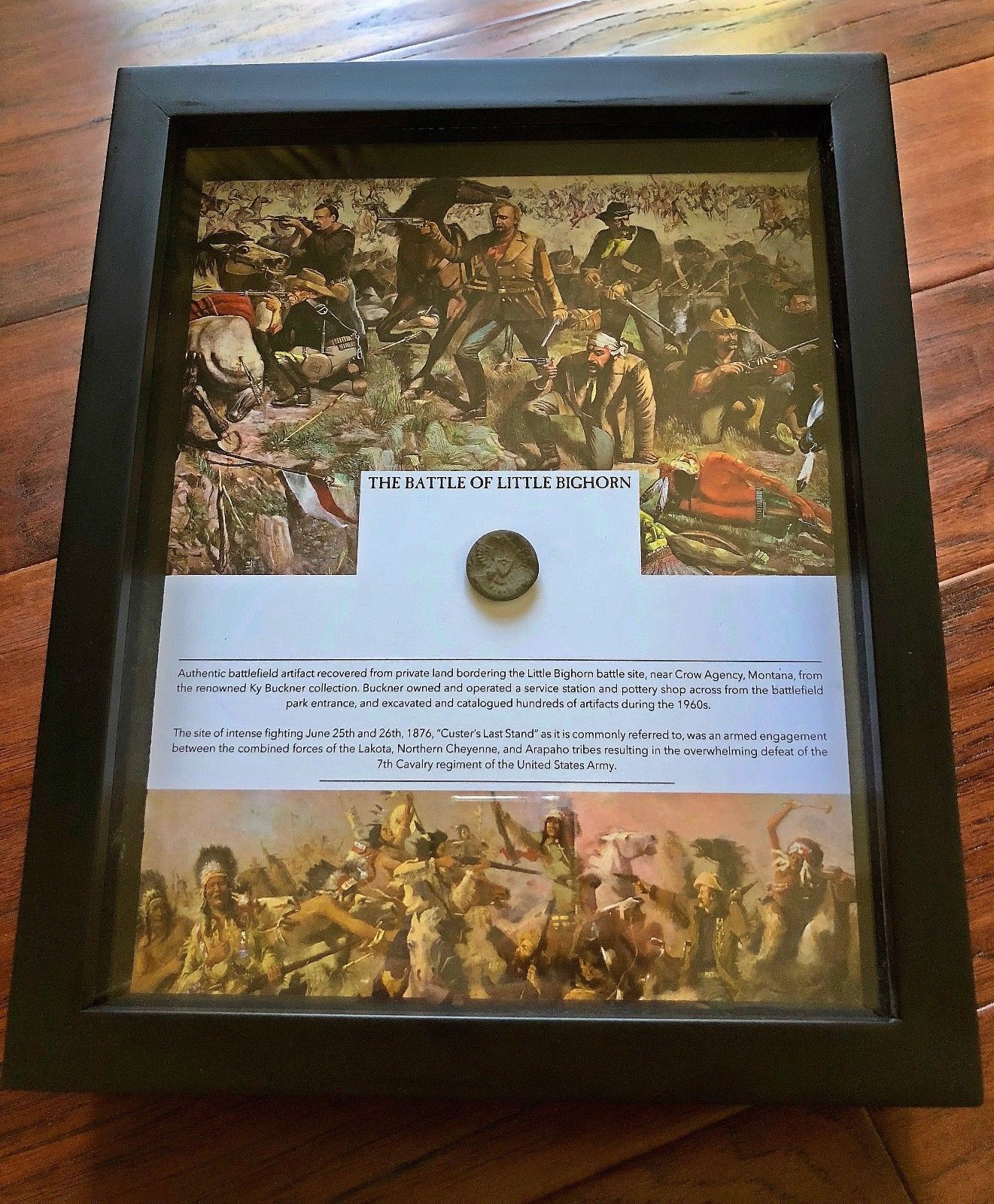 CUSTER'S LAST STAND * Original Battlefield Dug Artifact * LITTLE BIGHORN * COA