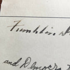 FRANKLIN D. ROOSEVELT * JSA LOA * Waterman's Autograph Album Signed Page *