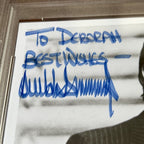 DONALD TRUMP * PSA/DNA Slabbed * Early Full Signature Signed Photo Autograph