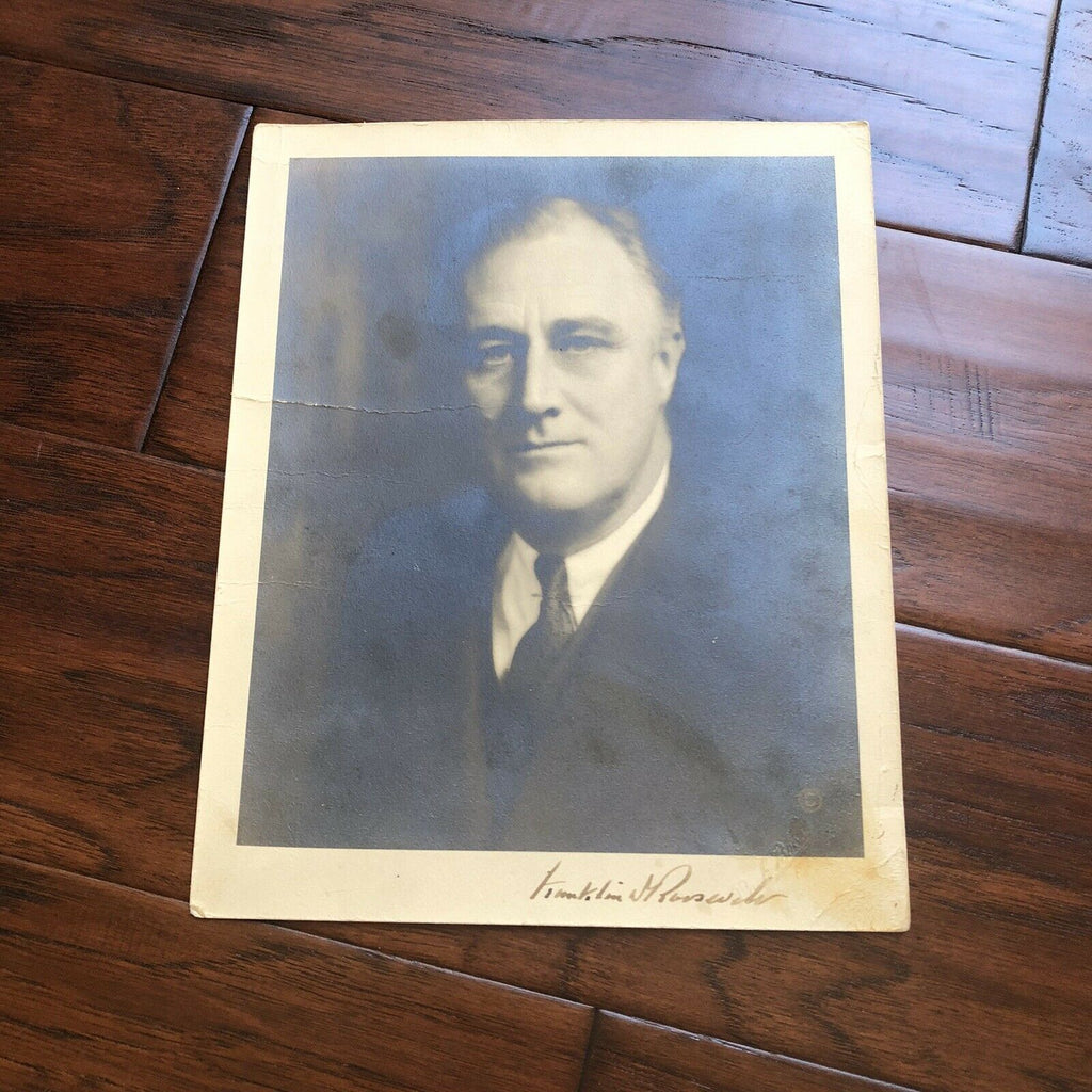 FRANKLIN D. ROOSEVELT * JSA LOA * Autograph Hand Signed Photo * President