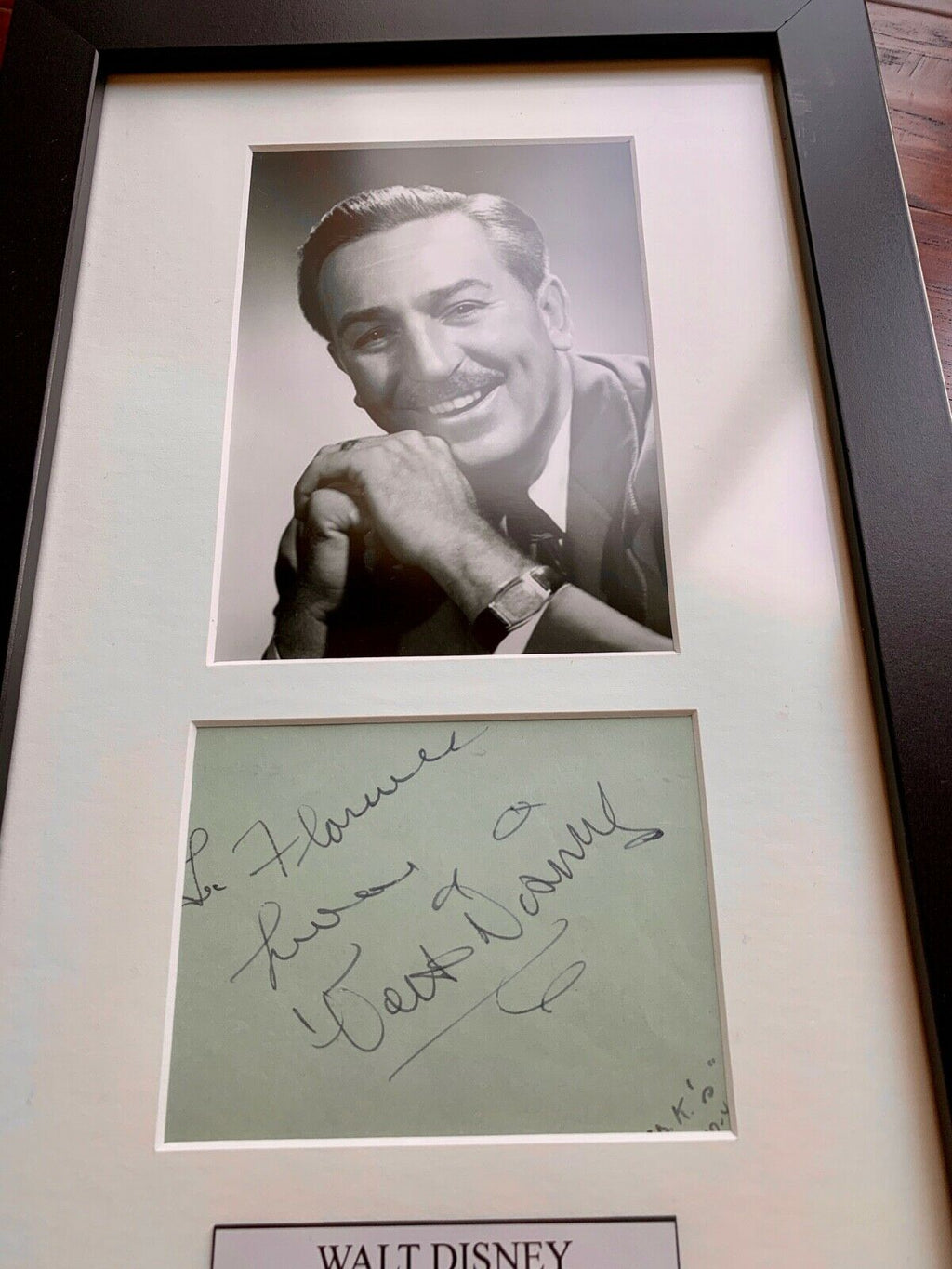 WALT DISNEY * JSA LOA * Original Early AUTOGRAPH Signature SIGNED