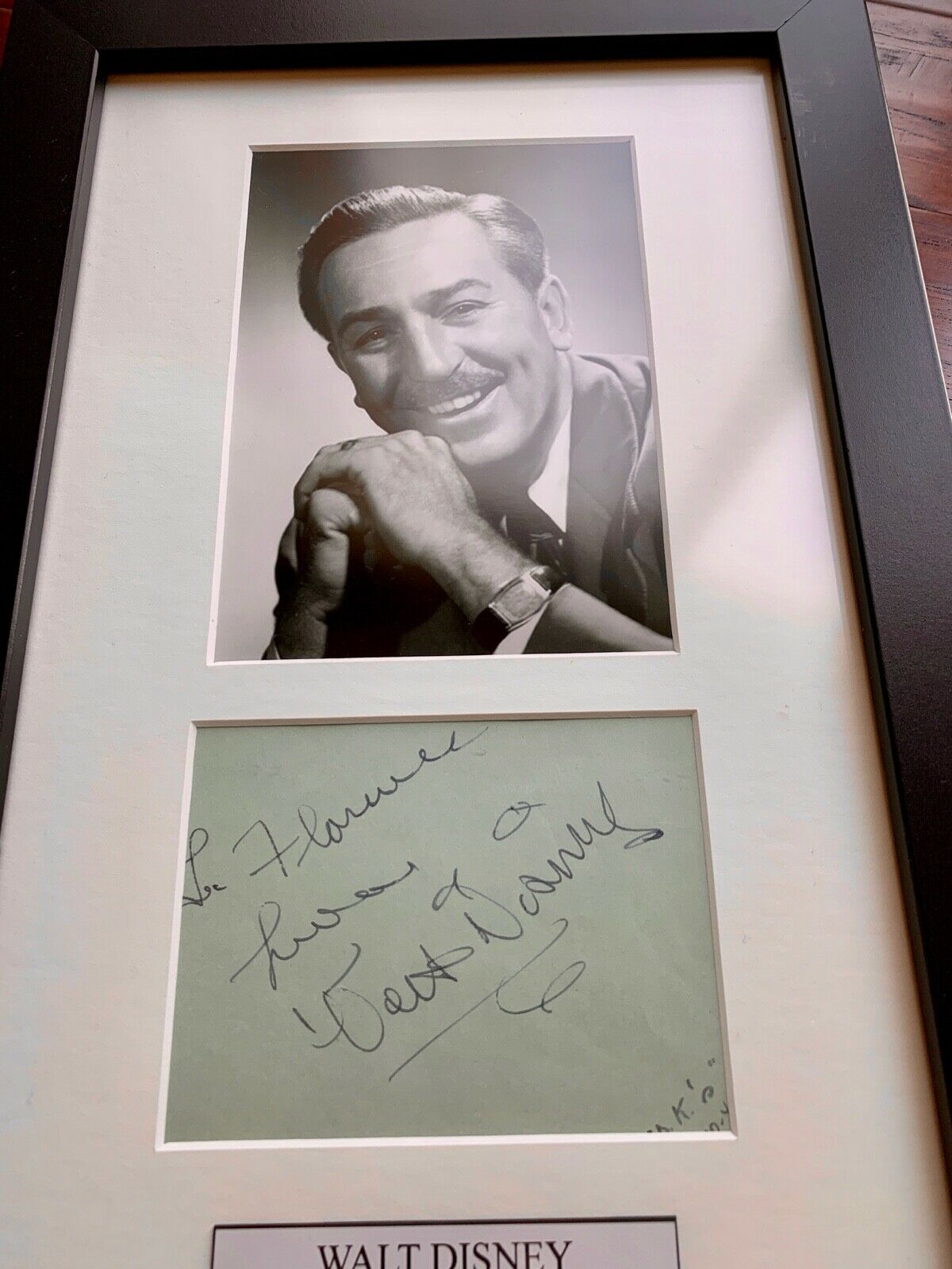 WALT DISNEY * JSA LOA * Original Early AUTOGRAPH Signature SIGNED