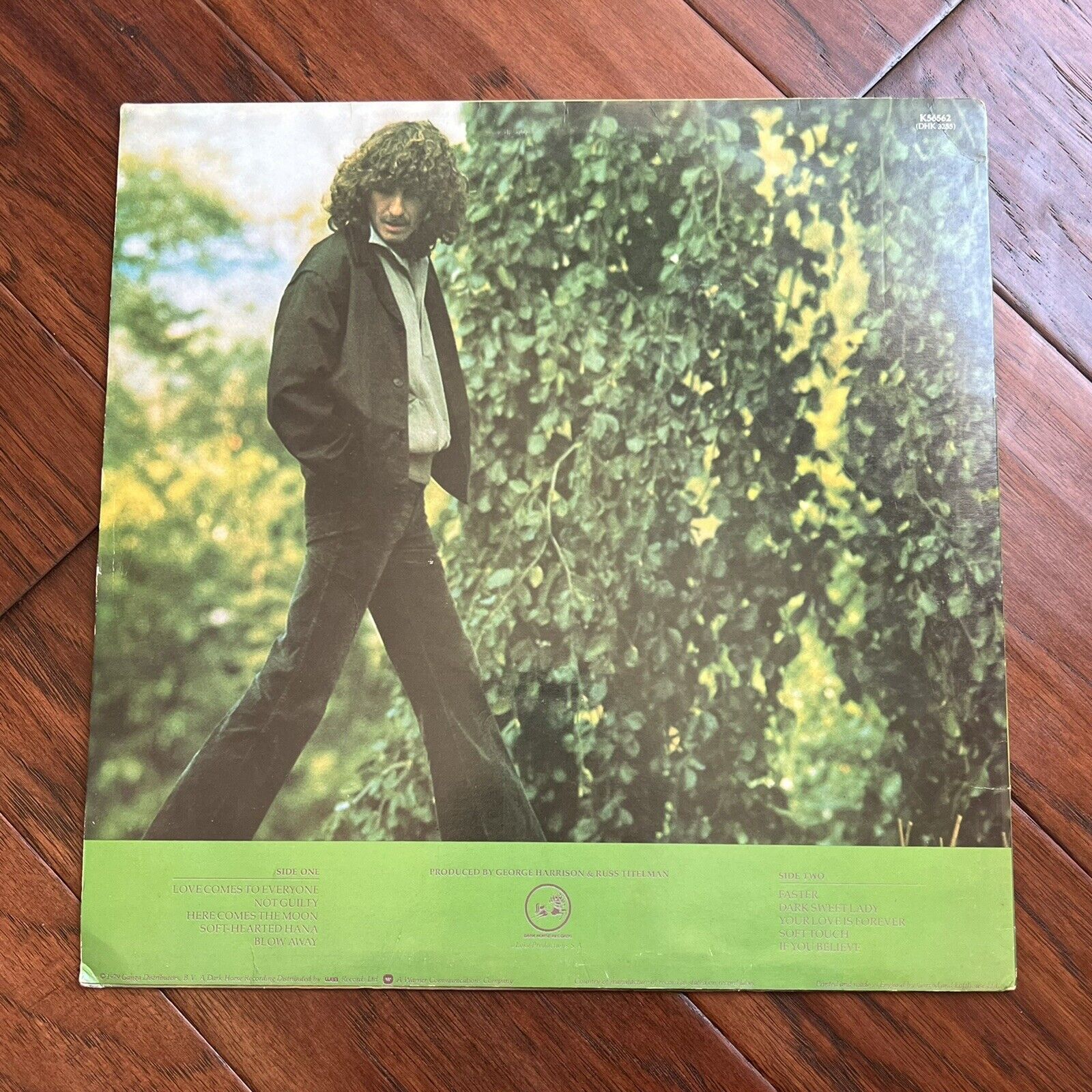 GEORGE HARRISON * PSA/DNA LOA * Autograph Self Titled LP Signed Album Beatles