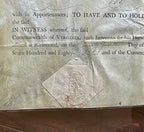 PATRICK HENRY * PSA * Autograph LAND GRANT Signed For REVOLUTIONARY WAR Soldier