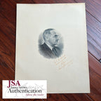 HARRY TRUMAN * JSA LOA * Signed 11x14 Engraving Autograph Official BEP Portrait