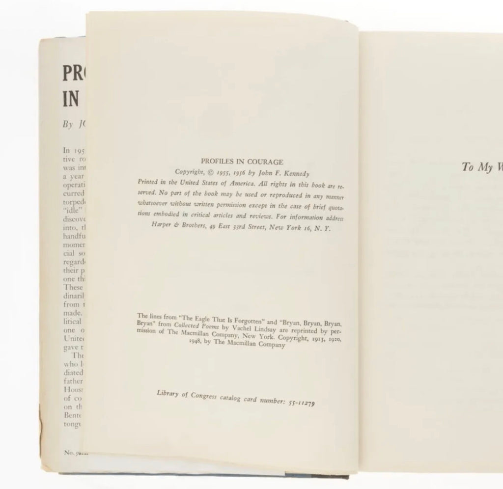 JOHN F. KENNEDY * Beckett BAS * Autograph 1st Edition Profiles in Courage Signed
