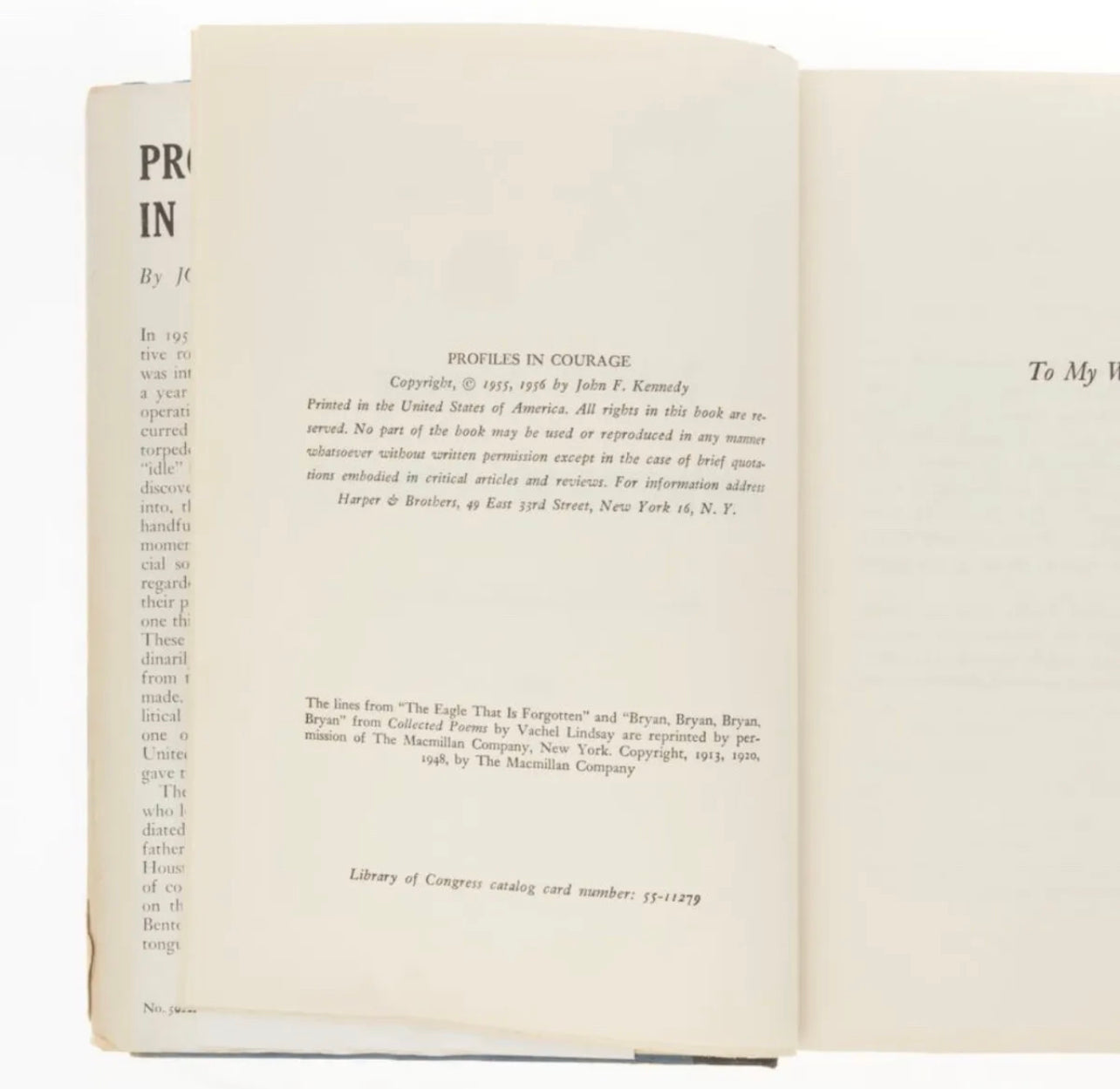 JOHN F. KENNEDY * Beckett BAS * Autograph 1st Edition Profiles in Courage Signed