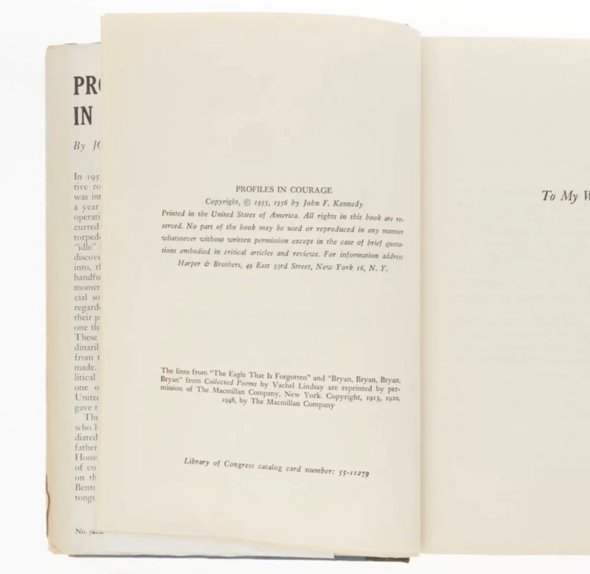 JOHN F. KENNEDY * Beckett BAS * Autograph 1st Edition Profiles in Courage Signed
