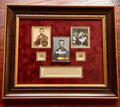 ABRAHAM LINCOLN * Genuine DEATHBED BANDAGE Relic + HAIR + PSA Cut Words * COAs