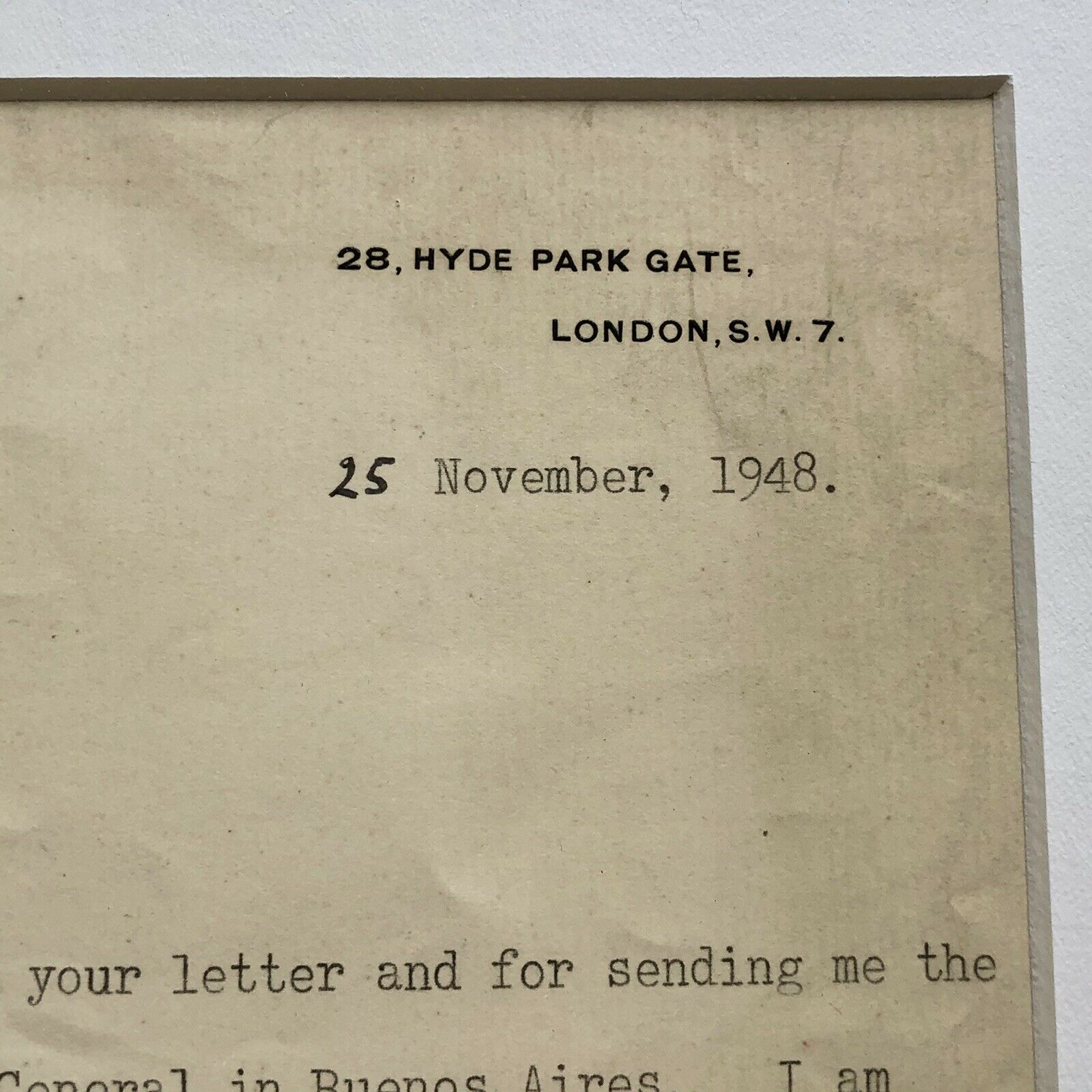 WINSTON S CHURCHILL * JSA LOA * Signed Letter to Playwright Alan P Herbert *