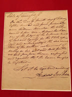 ANDREW JACKSON * Signed TWICE (2x) * EARLY Handwritten FAMILY Legal Document