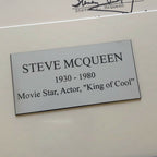 STEVE MCQUEEN * Signed Production Document Contract Autograph * Movie Actor
