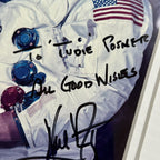 NEIL ARMSTRONG * JSA * Bold Signed NASA White Space Suit Photo Autograph