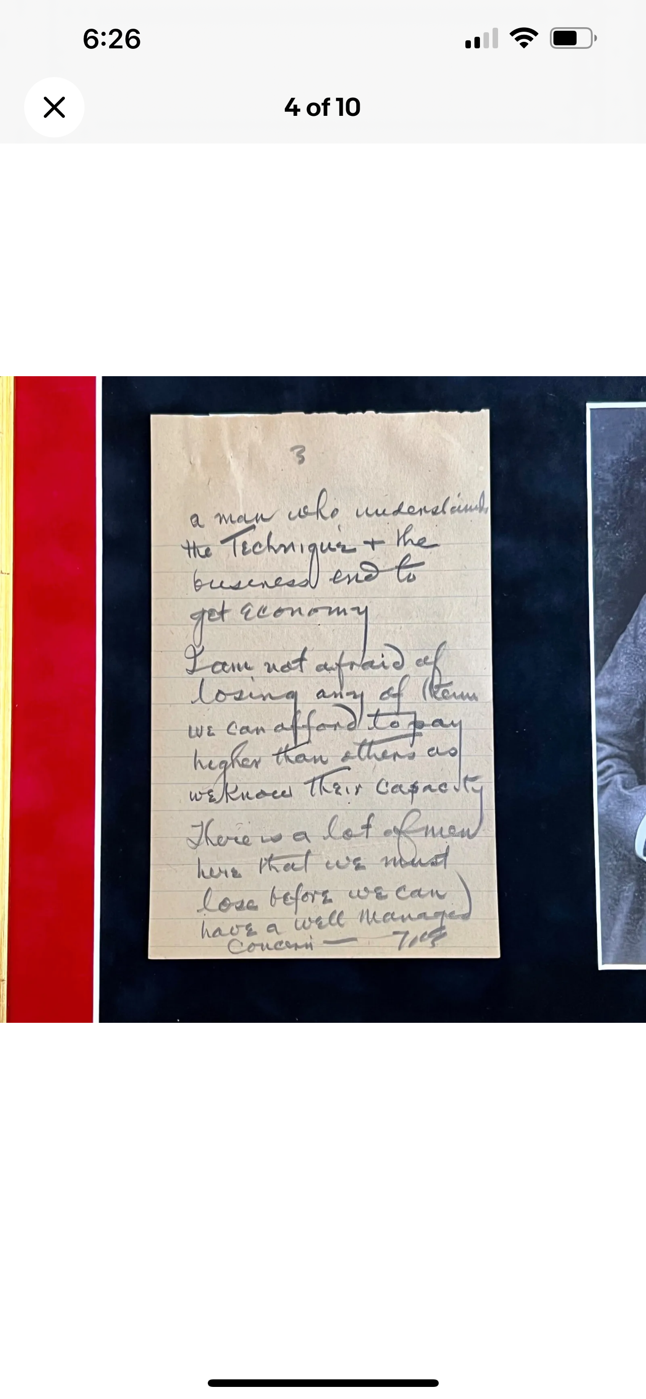 THOMAS EDISON * JSA * Ruthless 3 Page AUTOGRAPH Letter Firing 44 Men SIGNED