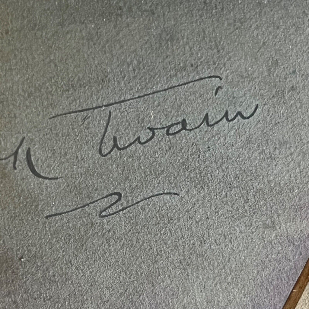 MARK TWAIN / SAMUEL L. CLEMENS * JSA * Autograph 'Savage Club' Photo Signed