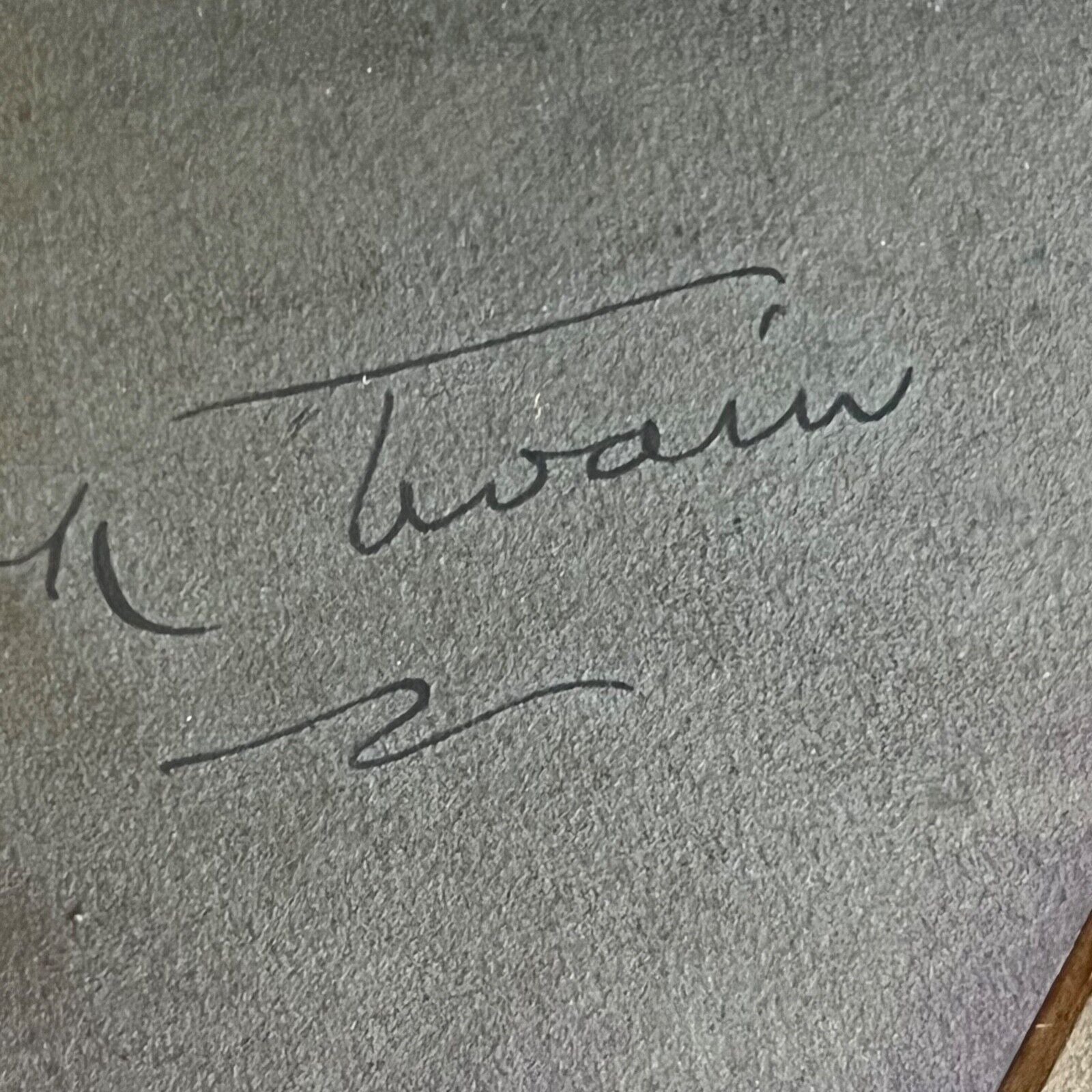 MARK TWAIN / SAMUEL L. CLEMENS * JSA * Autograph 'Savage Club' Photo Signed