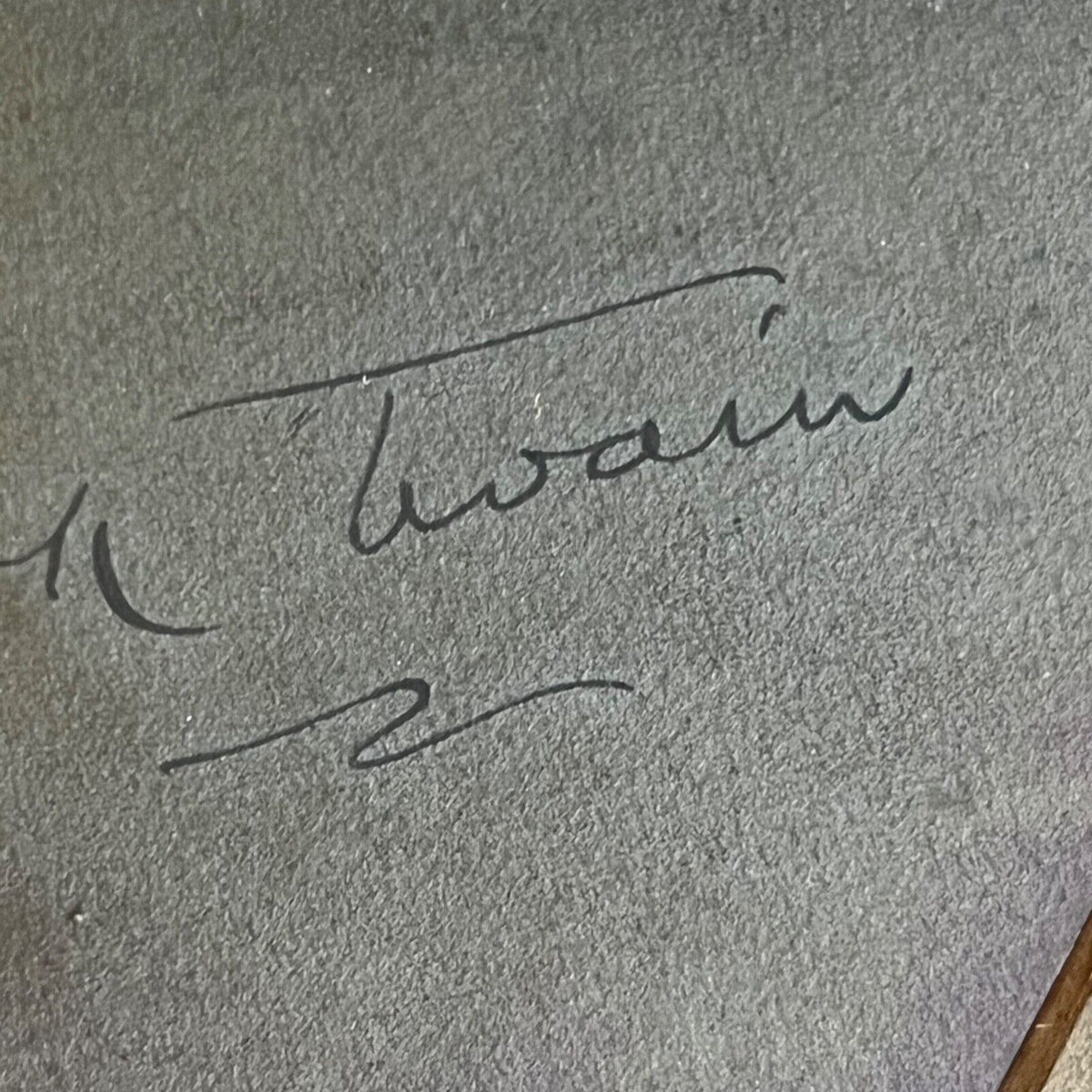 MARK TWAIN / SAMUEL L. CLEMENS * JSA * Autograph 'Savage Club' Photo Signed
