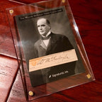 WILLIAM McKINLEY * AUTOGRAPH Cut Signed * McKinley Family Collection COA