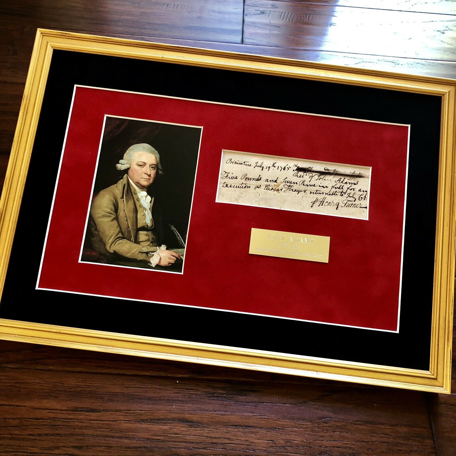JOHN ADAMS * JSA COA * Scarce AUTOGRAPH Handwritten Note SIGNED * 2nd President