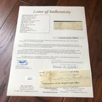 ANDREW JACKSON * JSA LOA * Autograph Cut Signature Signed * As President
