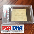 FRANKLIN PIERCE * PSA/DNA Slab * Autograph Free Frank Envelope Signed *