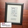 MATT GROENING * JSA * AUTOGRAPH Hand Drawn Bart Simpson SIGNED