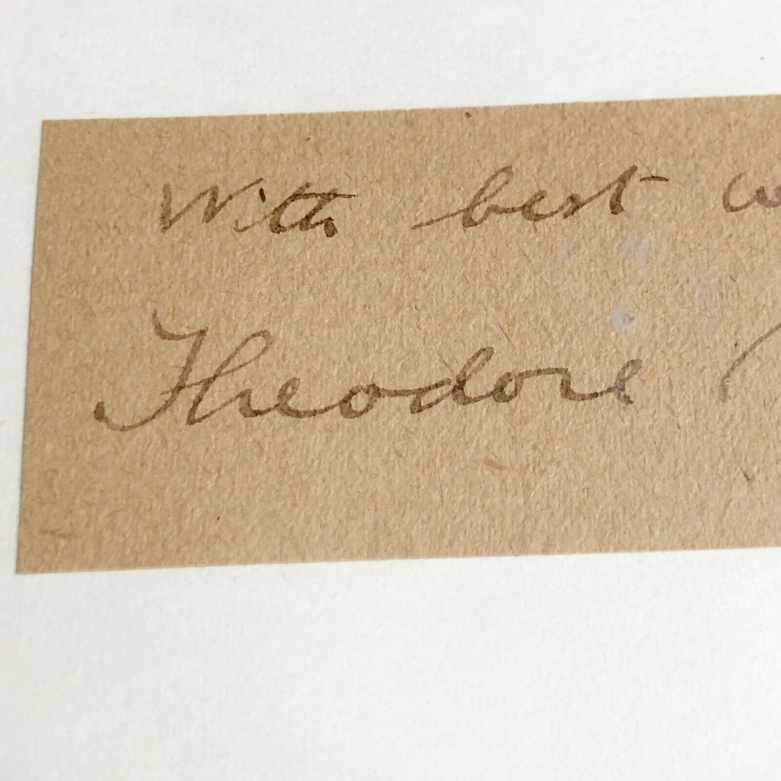 THEODORE ROOSEVELT * PSA/DNA Slabbed * Hand Signed Full Signature Autograph *