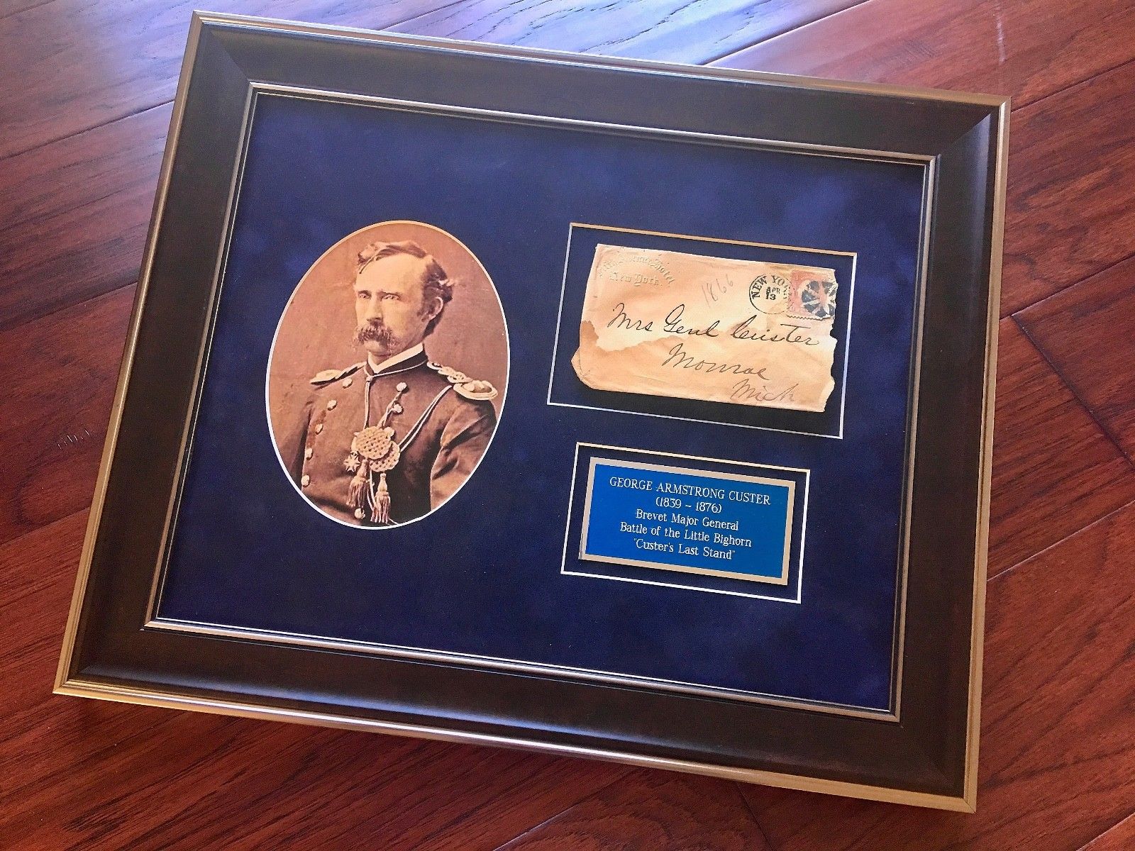GEORGE CUSTER * Handwritten AUTOGRAPH SIGNED * Last Stand * Little Big Horn