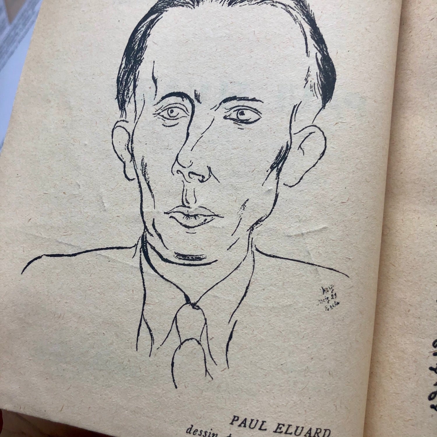 PABLO PICASSO * PSA/DNA * Autograph Surrealist Book Signed Paul Eluard *