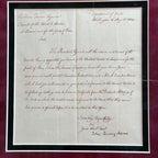 JOHN QUINCY ADAMS * JSA * Autograph Diplomatic Commission Letter Signed * Peru