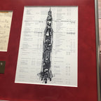 WERNHER VON BRAUN * Autograph "Space Flight" Note Signed * NASA Apollo