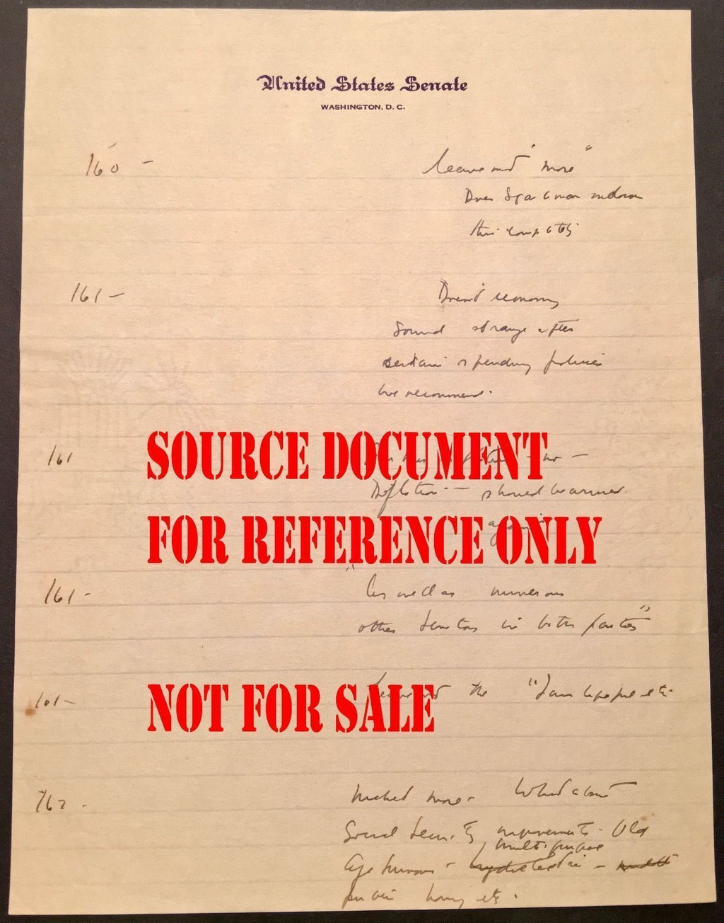 JOHN F. KENNEDY 2 Authentic HANDWRITTEN WORDS