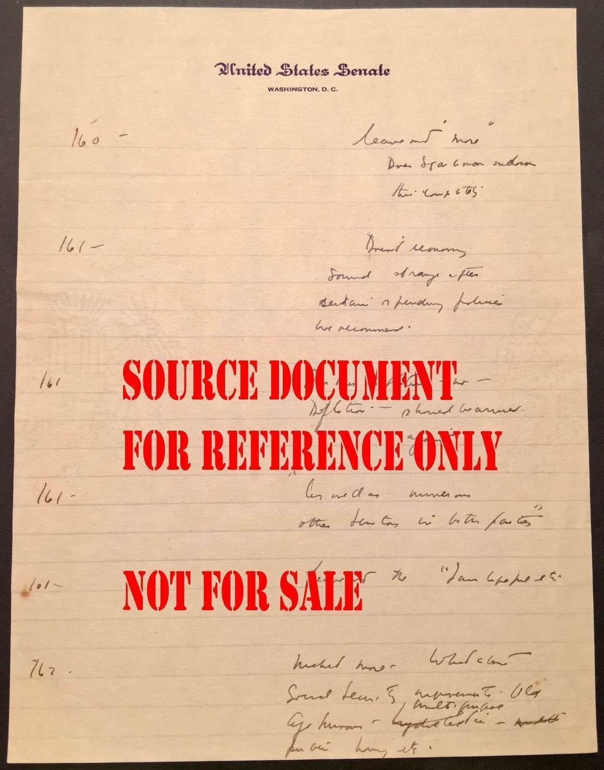 JOHN F. KENNEDY 2 Authentic HANDWRITTEN WORDS