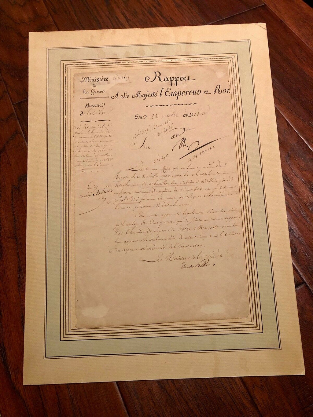 NAPOLEON BONAPARTE * PSA/DNA * AUTOGRAPH War Manuscript SIGNED * Emperor France