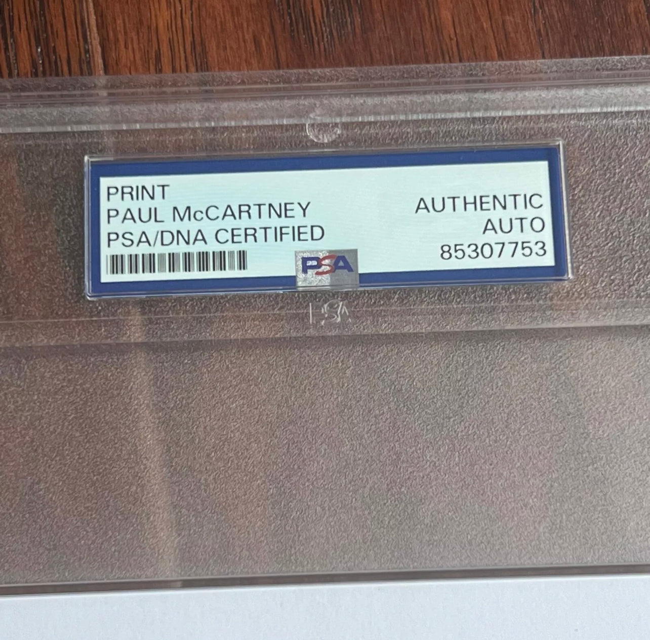 PAUL MCCARTNEY * PSA/DNA * "Yesterday" Song Autograph Souvenir Signed * Beatles