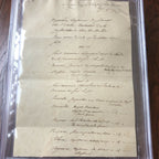 Napoleon Bonaparte * BAS Beckett Slabbed * Encapsulated Autograph Signed *