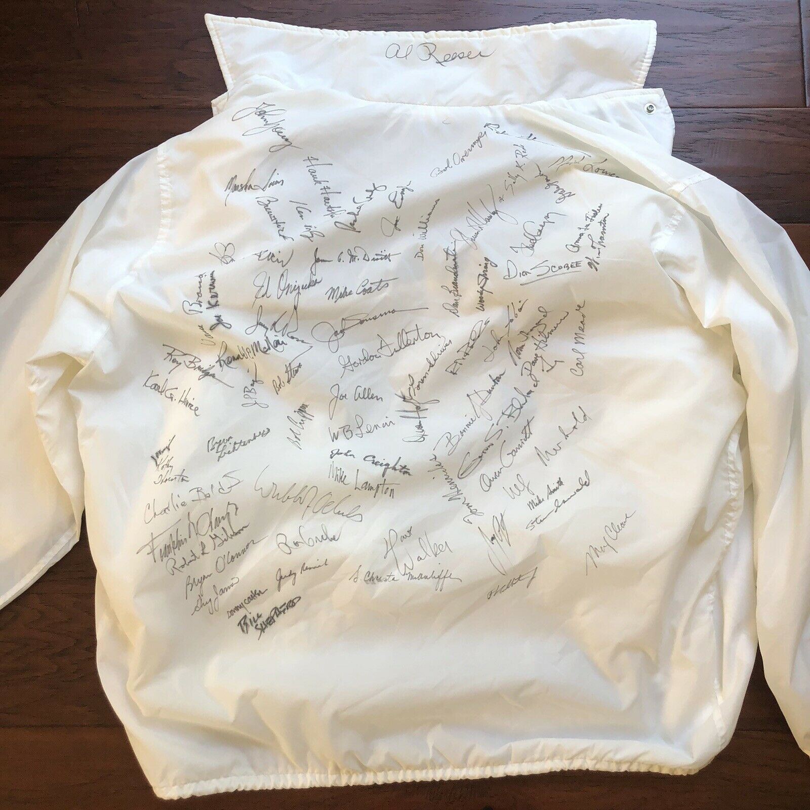 CHALLENGER STS-51L * JSA LOA * Autograph Crew Signed Jacket * 70 Astronauts