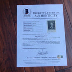 BABE RUTH * Beckett BAS * Autograph Uninscribed At Bat Photo Signed Graded 8