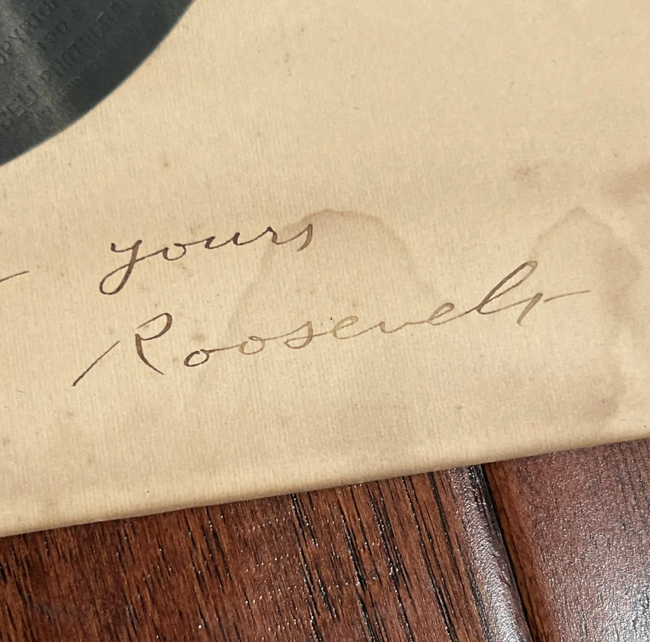 THEODORE ROOSEVELT * PSA/DNA * Photograph Portrait Signed as President Autograph