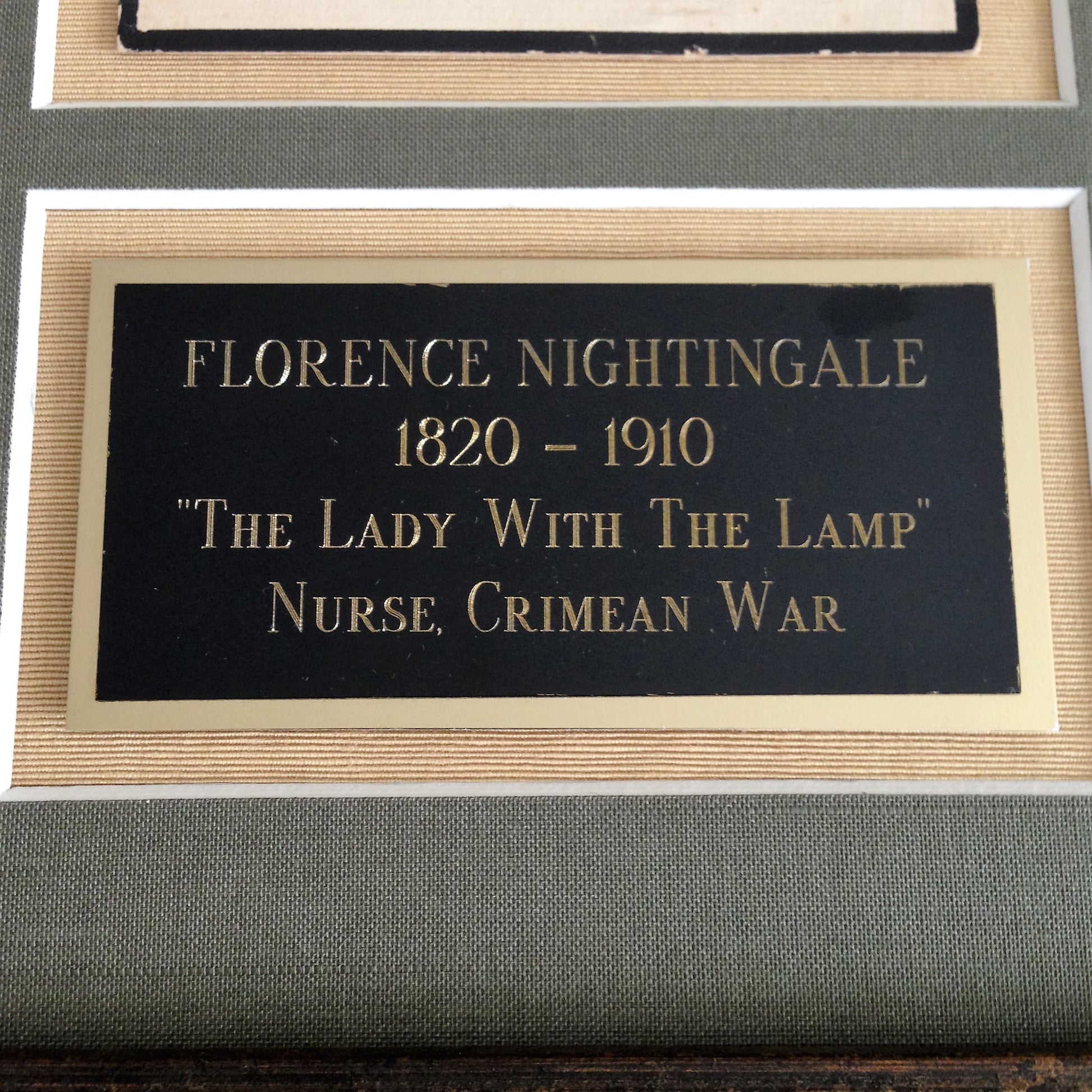 War Nurse Florence Nightingale ALS