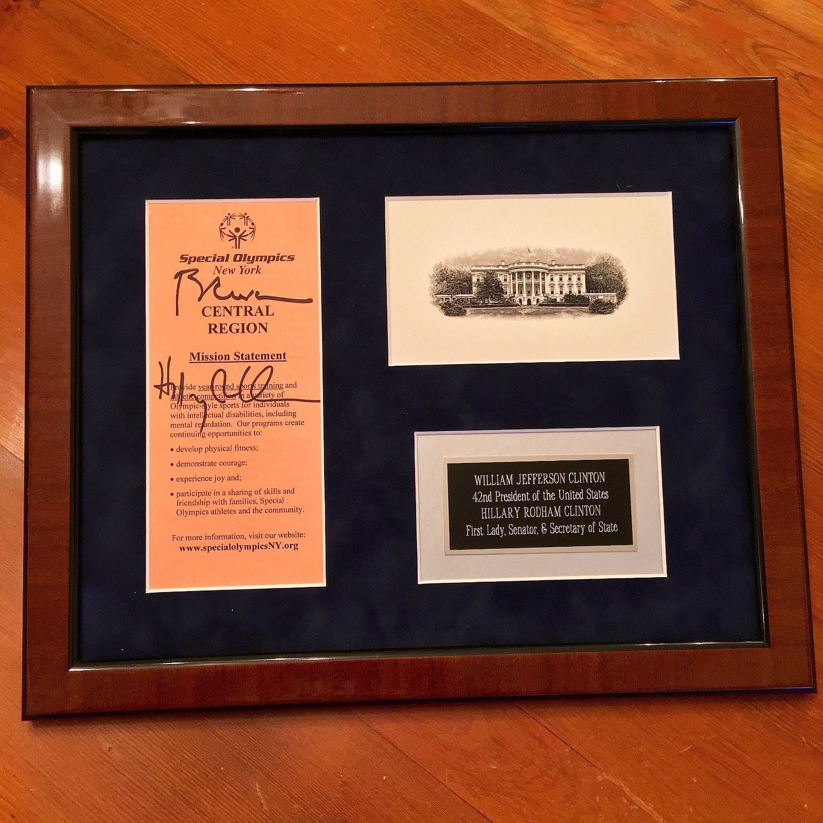 HILLARY CLINTON + BILL PSA/DNA Authentic AUTOGRAPH Duo SIGNED President