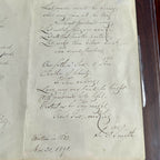 SAMUEL FRANCIS SMITH *Beckett BAS * America / My Country 'Tis of Thee AUTOGRAPH
