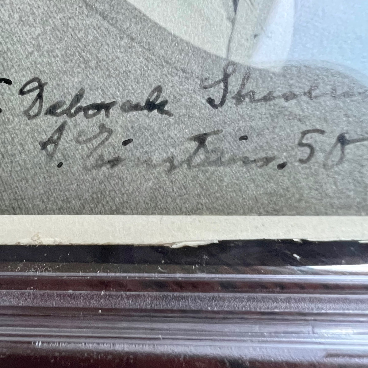 ALBERT EINSTEIN * PSA/DNA * Autograph Candid 1950 PHOTOGRAPH Portrait Signed