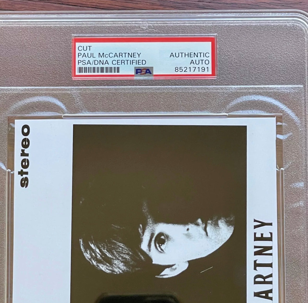 PAUL McCARTNEY * PSA/DNA * Autograph MEET THE BEATLES Custom Card SIGNED