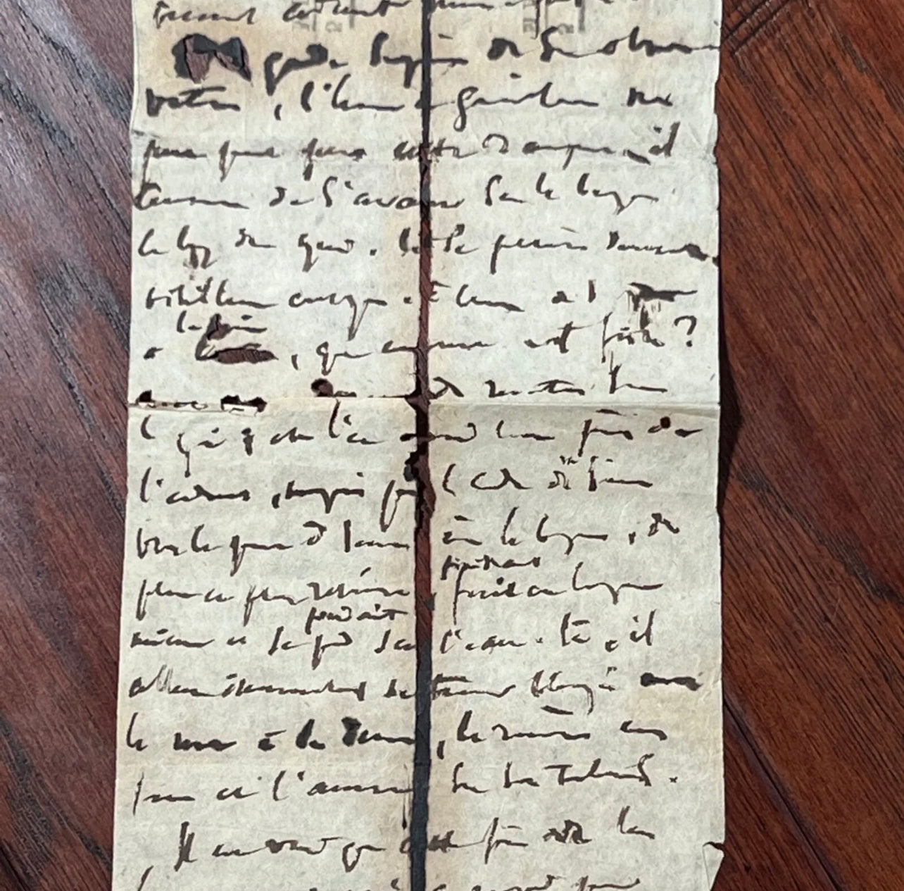 VICTOR HUGO * PSA/DNA * “LES MISERABLES” Handwritten Autograph Draft Not Signed