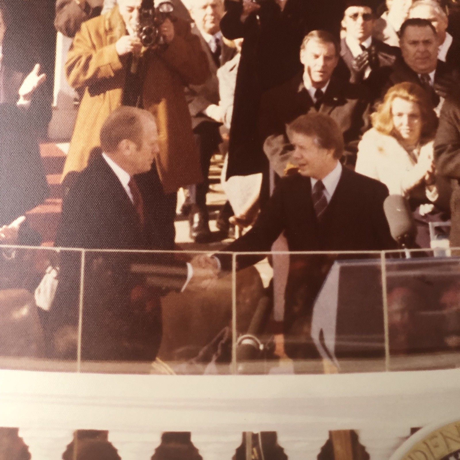 Jimmy CARTER & Gerald FORD * PSA/DNA * AUTOGRAPH Inauguration Day SIGNED PHOTO