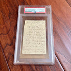 MAHATMA GANDHI * PSA/DNA * Autograph Handwritten Letter From Prison Signed