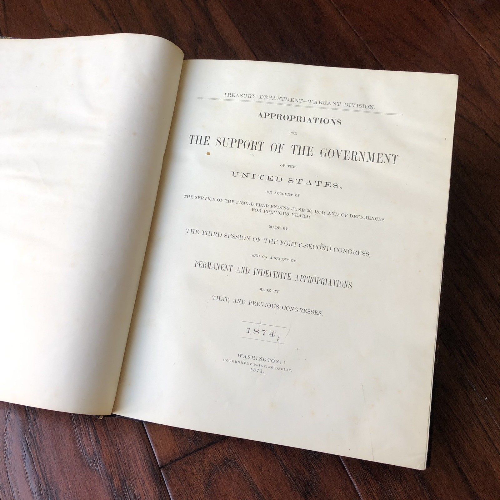 JAMES A. GARFIELD * Personally OWNED BOOK with the Presidents Bookplate * 1874
